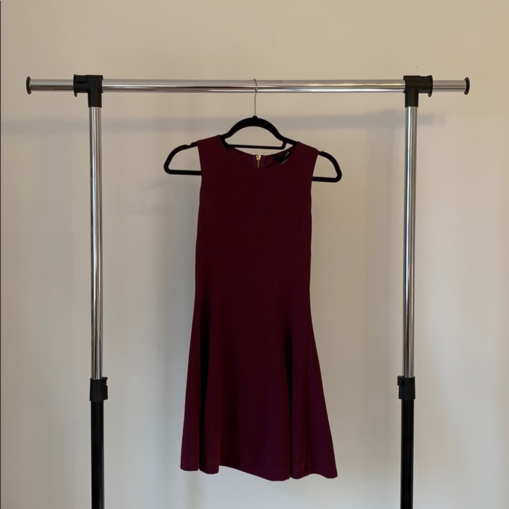 Wine cocktail dress | Aqua | small